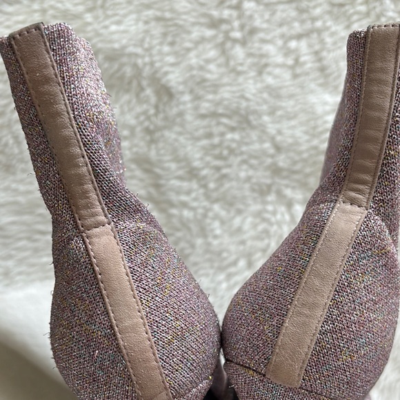 Gianni Bini Sparkling Pink Ankle Booties - Picture 9 of 9